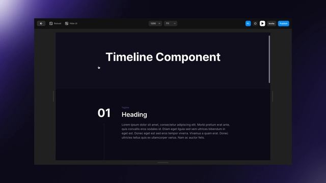 How to create timeline in Framer смотреть онлайн