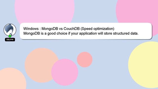 Windows : MongoDB vs CouchDB (Speed optimization) смотреть онлайн
