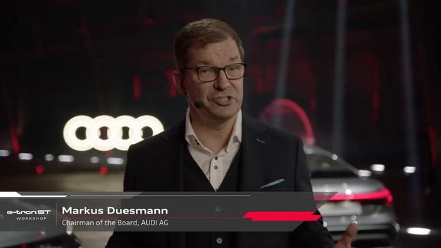 Markus Duesmann about the Audi e-tron GT смотреть онлайн