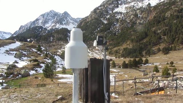 Estación meteorológica Davis Vantage Pro2 en los Llanos del Hospital смотреть онлайн