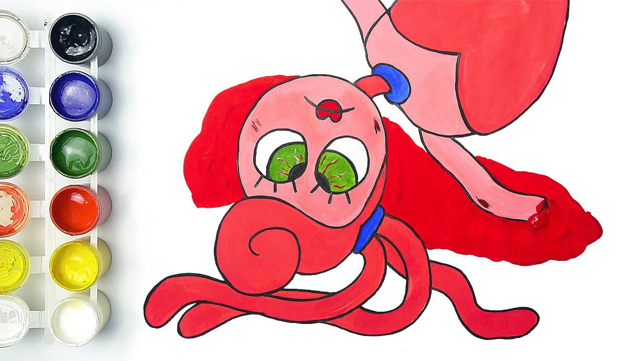 Como Dibujar A Mommy Long Legs Muerte De Poppy Playtime / Mommy Long Dead