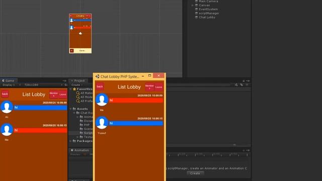 Demo Http Chat Room (PHP/MYSQL) System Unity смотреть онлайн