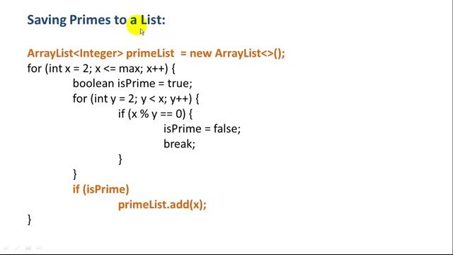 Java: Calculating Prime Numbers смотреть онлайн