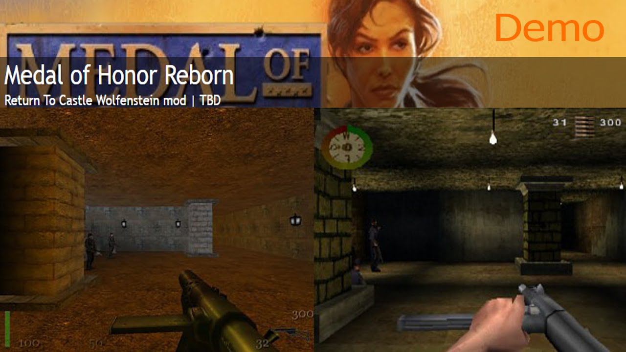 Medal of Honor Reborn / Return To Castle Wolfenstein - Mod Demo смотреть онлайн