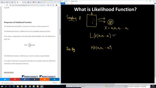 What is Likelihood Function in Data Science and Machine Learning смотреть онлайн