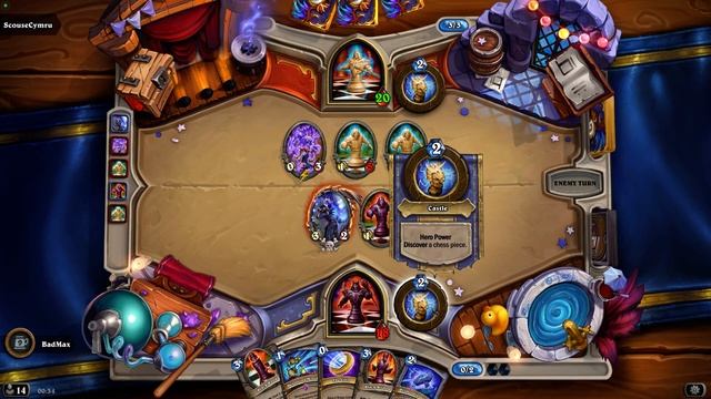 HearthStone - Tavern Brawl - Week 292 - A Less Friendly Game of Chess! смотреть онлайн