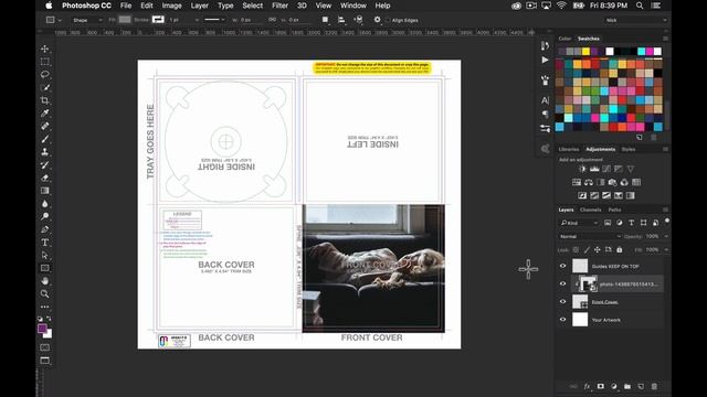 Photoshop for the DIY Musician / Working With Digipak Art Templates смотреть онлайн