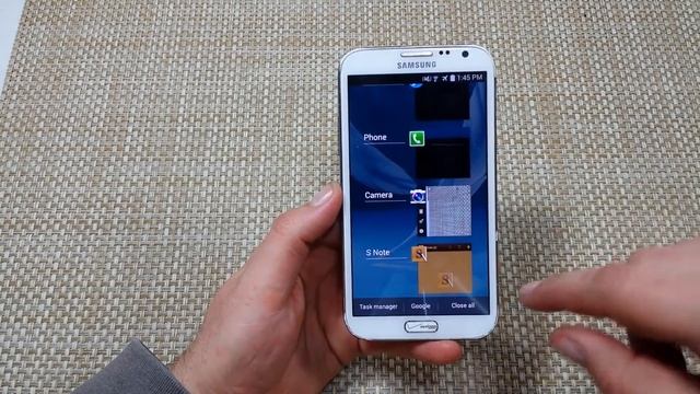 Samsung Galaxy Note 2 How to close recent or background apps смотреть онлайн