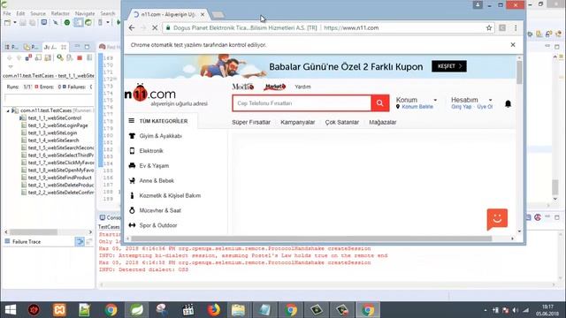 Selenium JUnit Test Application With Java смотреть онлайн