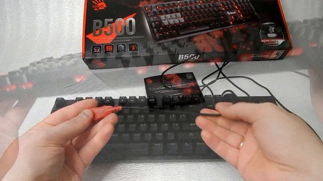 Обзор мембранной клавиатуры A4Tech Bloody B500 смотреть онлайн