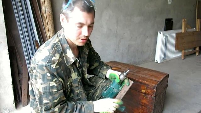 Сундук декор для сада своими руками для цветов. Chest decor for the garden смотреть онлайн