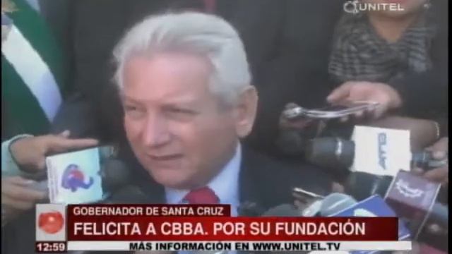 Gobernador Rubén Costas felicitó a Cochabamba por sus 446 años de fundación смотреть онлайн