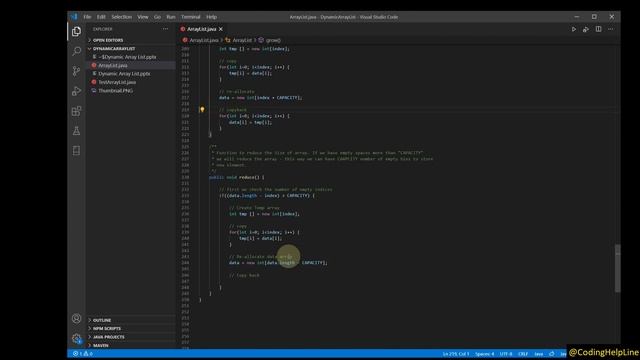 Java Data Structures Dynamic Array List смотреть онлайн