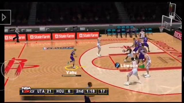 NBA 2K13 (PPSSPP) Jazz vs Rockets, Game-3, Semis, My Career, Season 2. смотреть онлайн