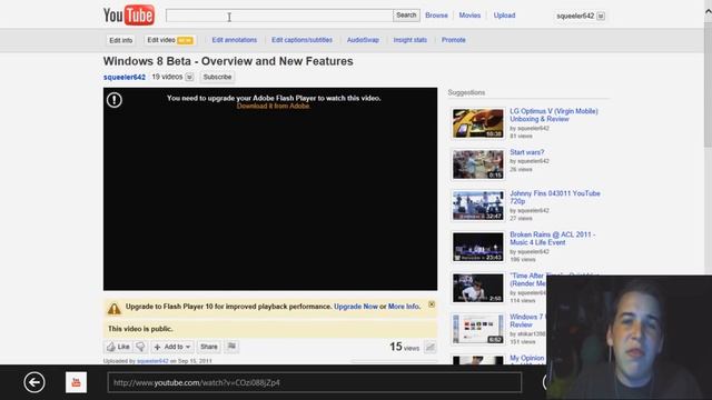 Windows 8 Internet Browsers (Chrome, IE9, Built-in Internet Explorer App) смотреть онлайн