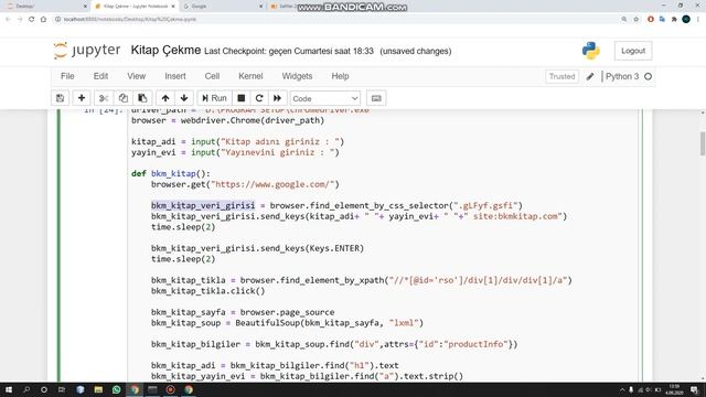 En Ucuz Kitap Bulma Projesi ( Python Selenium / BeautifulSoup Dersleri ) смотреть онлайн
