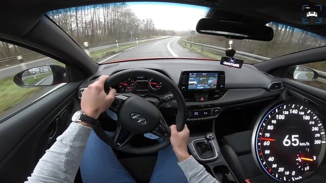 Hyundai I30N AUTOBAHN POV - ACCELERATION & TOP SPEED - By AutoTopNL