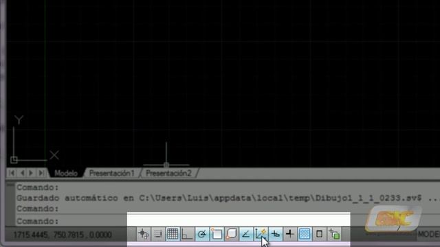 2.7-a Autocad 2013. La Barra de Estado. смотреть онлайн