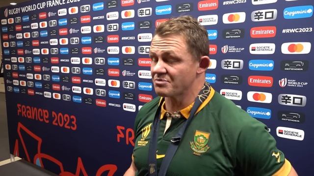 South African players speak after Rugby World Cup victory смотреть онлайн