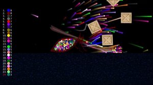 Escape from the Mosquito with 3 Modes - Survival Marble Race in Algodoo