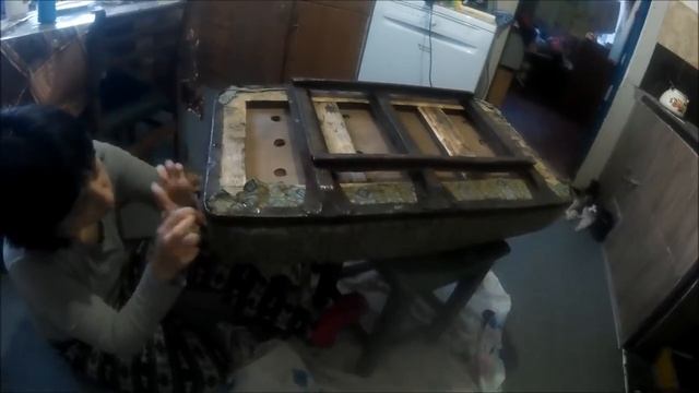 Перетянул пассажирское сиденье ЗиЛ 130.Колхоз рулит. смотреть онлайн