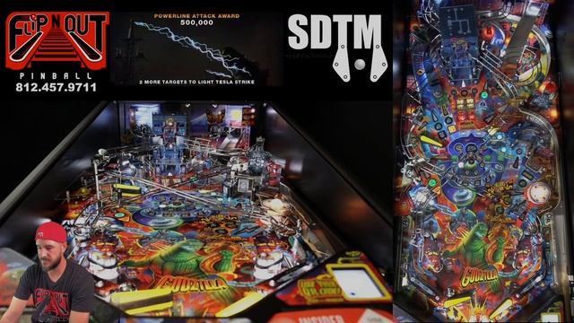 SDTM: Stern Godzilla Pro Pinball Gameplay смотреть онлайн