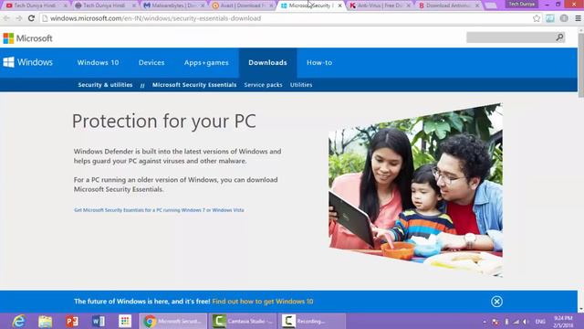 5 Best free antivirus for Windows 10 , 8 , 7 PC {Hindi} 2016 смотреть онлайн