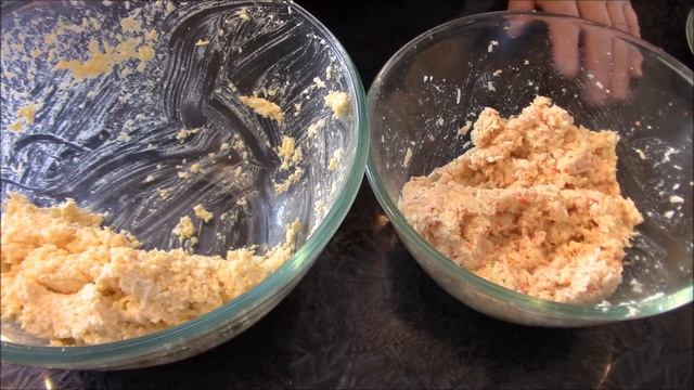 Сырные шарики Рафаэлло с двумя вкусами. Быстрая закуска для праздничного стола. смотреть онлайн