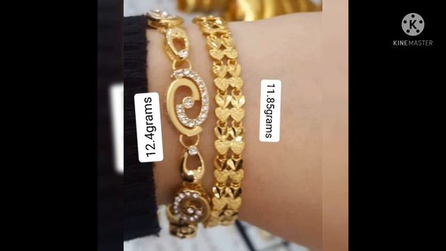 Gold bracelets with weight, Gold women bracelets смотреть онлайн