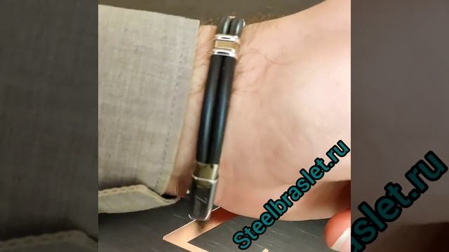 Zancan EXB 794 N Браслет мужской из каучука с серебром и вставкой золота смотреть онлайн