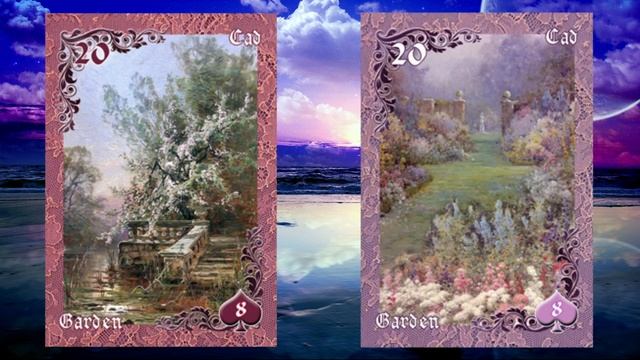 Галерея Оракул Ленорман Лиловые, Вишневые Сумерки — Oracle Lenormand Gallery Purple, Cherry Twiligh смотреть онлайн