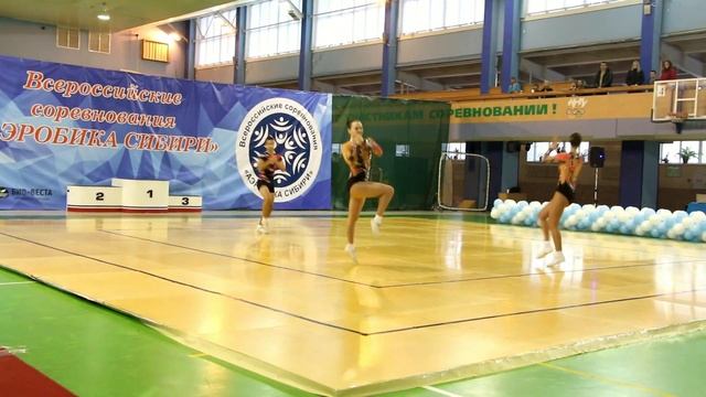 "Аэробика Сибири" НСК. 10.12.2017. Номер 7 (Трио) Новосибирск смотреть онлайн