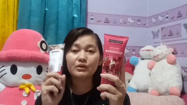 FREEMAN MASK POMEGRANATE REVIEW ( Freeman Feeling Beautiful VS Beauty Infusion ) | rickaandriyani смотреть онлайн