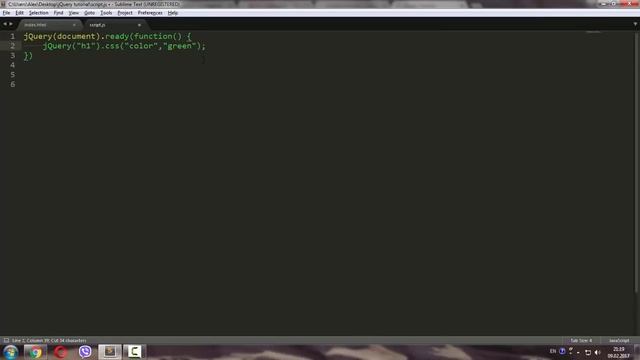 Уроки jQuery #1 | Введение. Синтаксис смотреть онлайн