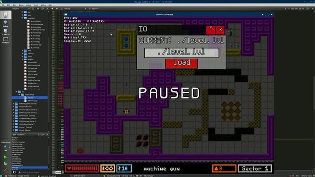 operation bloodshed - devlog #17 - (text editing, GUI styling, new particles) смотреть онлайн