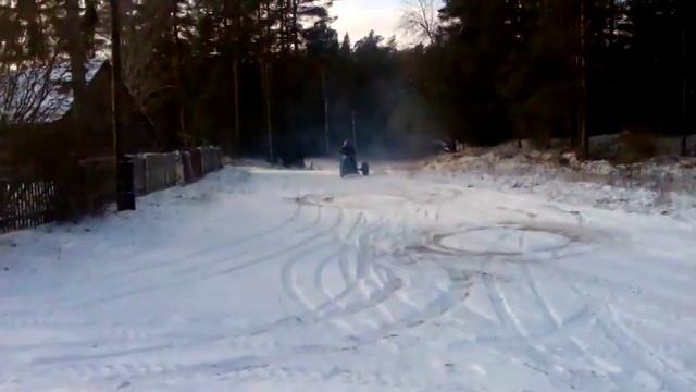 Зимний Дрифт на трицикле иж планета 2 смотреть онлайн