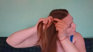 2 французских колоска самой себе, колосок наизнанку \ 2 French ear