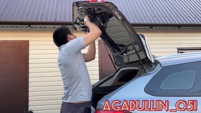 Шумоизоляция крышки багажника(пятая дверь) по системе Rolls-Royce v.1. Сколько вес? Какие материалы смотреть онлайн