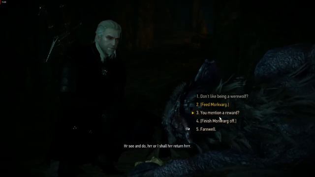 Witcher 3 !In Wolf's Clothing(Morkvarg)
