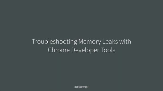 Heap Snapshots for Your Node.js Applications with N|Solid смотреть онлайн