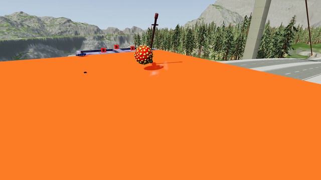 Шары пожиратели против машин! Beamng Drive.