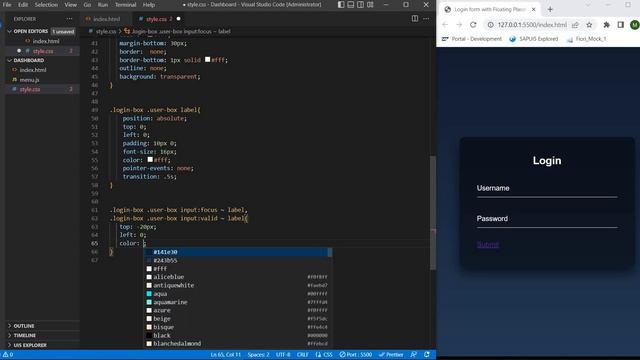 ASMR - Programming - Login Form with Floating Placeholder - JAVASCRIPT - No Talk смотреть онлайн