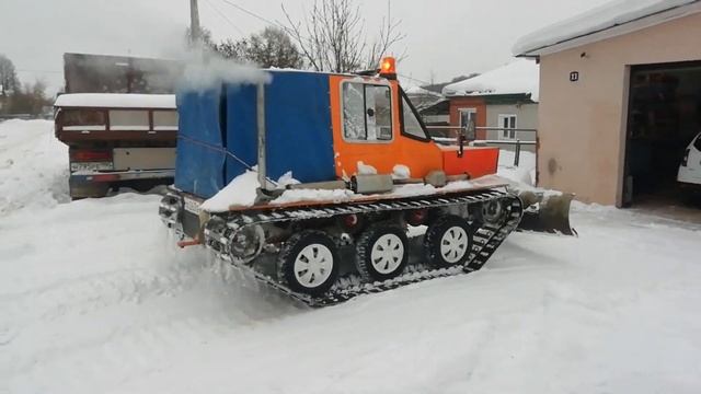самодельный гусеничный вездеход ЧЕХ смотреть онлайн