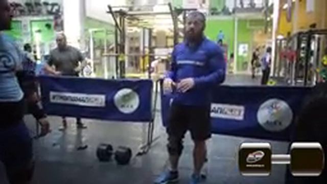 SR-TV: How to lift Giant Dumbbell. Training video/ Как поднимать Гигантскую Гантель. Обучающее виде смотреть онлайн