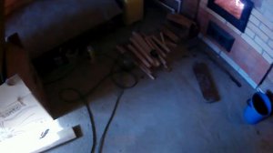 водяной тёплый пол в бане от печки 2