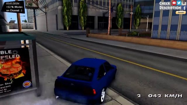 GTA San Andreas - Ford Escort 16v EnRoMovies _REVIEW смотреть онлайн