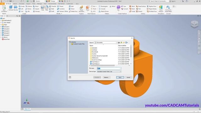 Autodesk Inventor Tutorial for Beginners смотреть онлайн