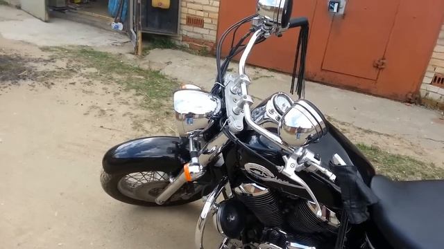 Honda Shadow 400 музыка в "чоппер" смотреть онлайн