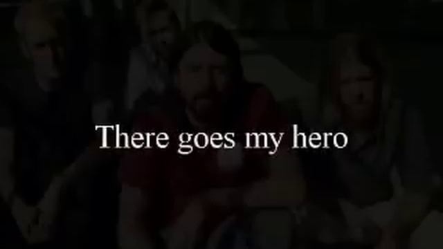 Foo Fighters- My Hero With Lyrics смотреть онлайн