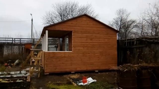 Дачный домик 5 на 4,5 метра с верандой смотреть онлайн